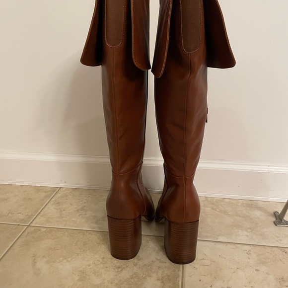 Steve Madden Sierra Tan Leather Heeled Boots Size 6.5 M - Picture 7 of 13